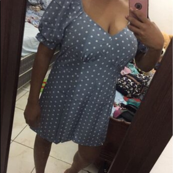 POLKA DOT ROMPER WITH SWEETHEART NECKLINE IN SIZE 1XL - Picture 11 of 12